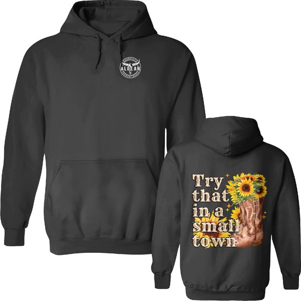 Double Sided Hoodie - Jason Aldean, Try That In A Small Town-image