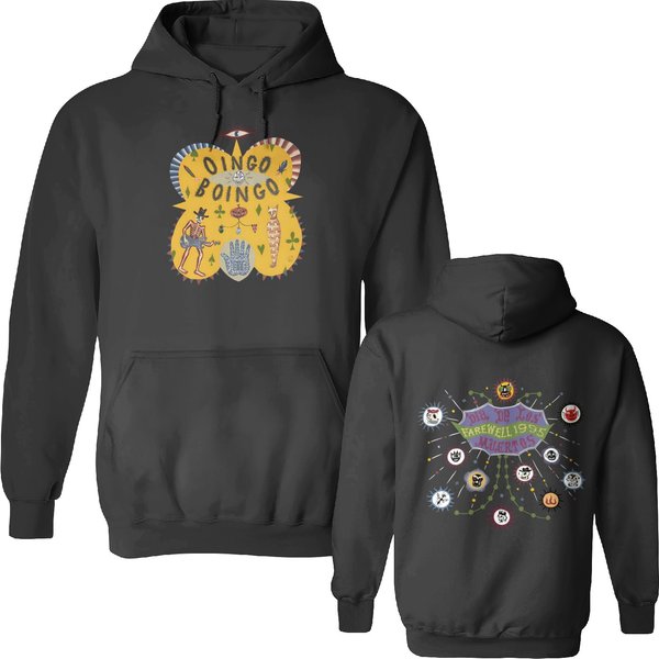 Oingo Boingo 1995 Farewell Tour Dias De Las Muertos Band Double Sided Hoodies-image