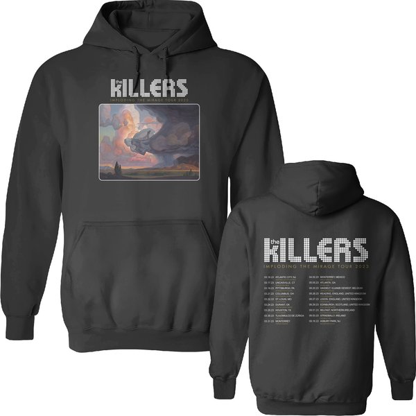 The Killers Double Sided Hoodies, The Killers 2023 Imploding The Mirage Concert Tour Men Double Sided Hoodies-image