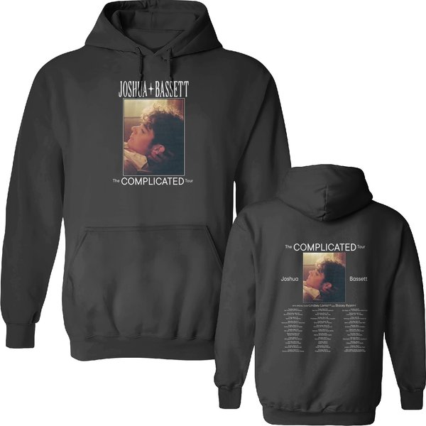 Joshua Bassett Tour 2023 Double Sided Hoodies, The Complicated Tour Double Sided Hoodies 2023-image
