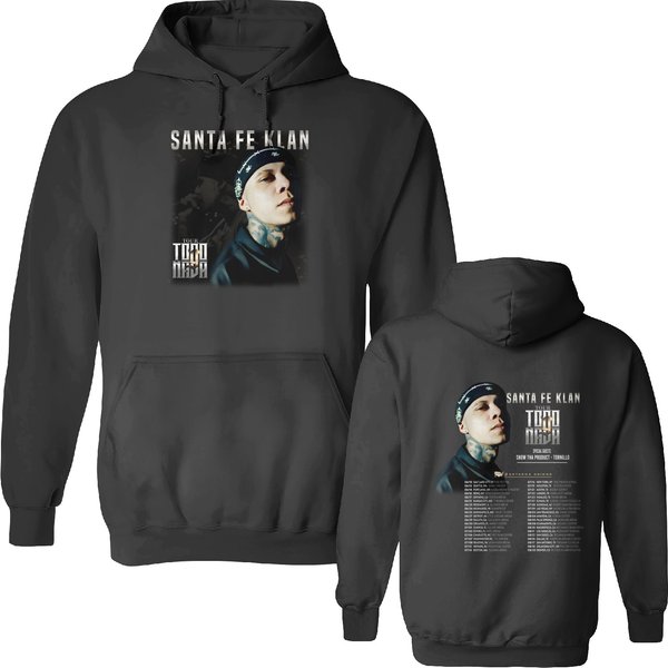 Santa Fe Klan Todo Y Nada Tour 2023 Double Sided Hoodies-image