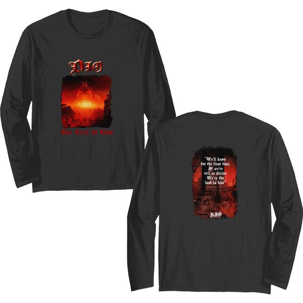 Dio Last In Line Double Sided Long Sleeves Double Sided Long Sleeves Metal Rock Band