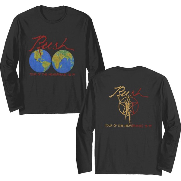 Vintage 1978-79 Rush Tour Double Sided Long Sleeve Shirts-image