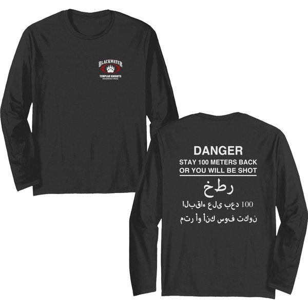 New The Blackwater Templar Knight Baghdad Iraq Double Sided Double Sided Long Sleeves-image