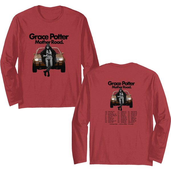 Grace Potter Mother Road 2023 Tour Double Sided Long Sleeves-image