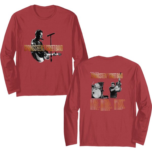 Bruce Springsteen And The Estreet Band Tour 2023 Eatshirt, Double Sided Long Sleeves-image