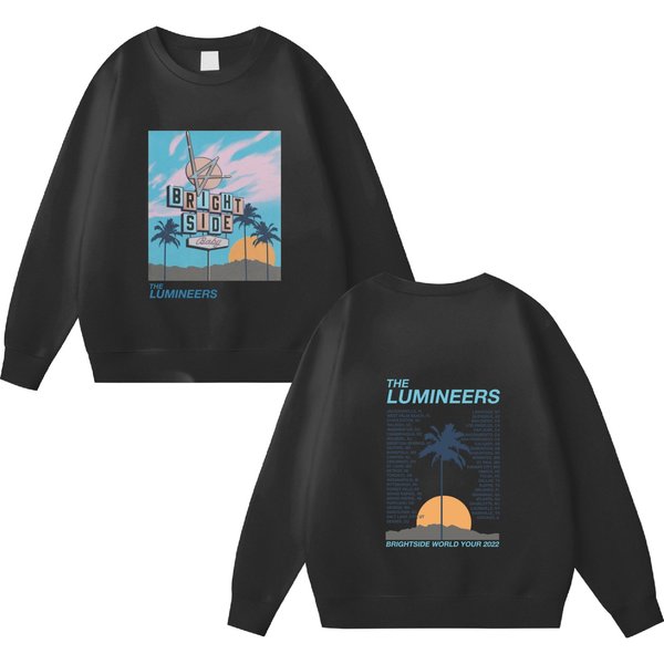 The Lumineers Front And Back Shirt, Butterfly Shirt, The Lumineers World Tour 2022 Sweatshirt, Brightside World Tour Shirt-image