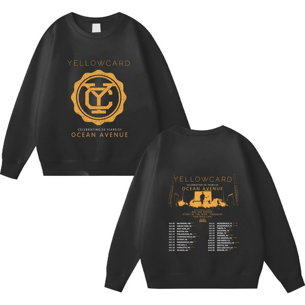 Yellowcard 2023 Tour Double-sided Sweatshirts