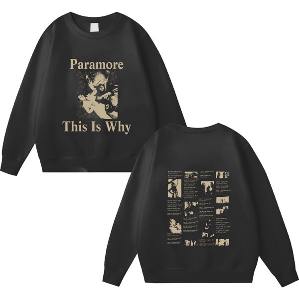 Paramore This Is Why 2023 Tour Double Sided Sweatshirts, This Is Why Merch Double Sided Sweatshirts