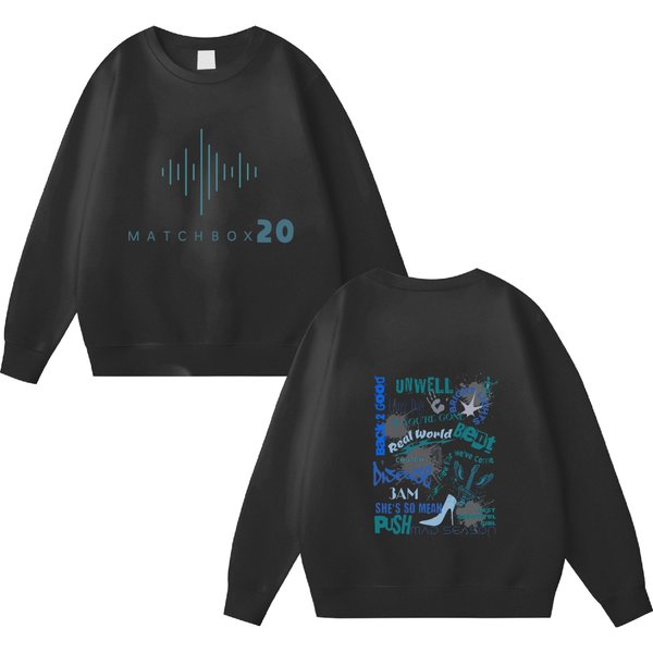 Matchbox Twenty 2023 Double-Sided Sweatshirt For Fans-image