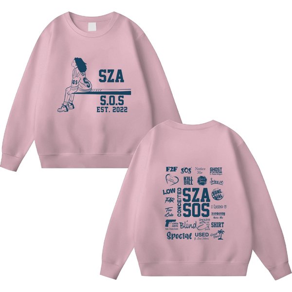 Sza Sos Shirt - Vintage Style Full Tracklist-image