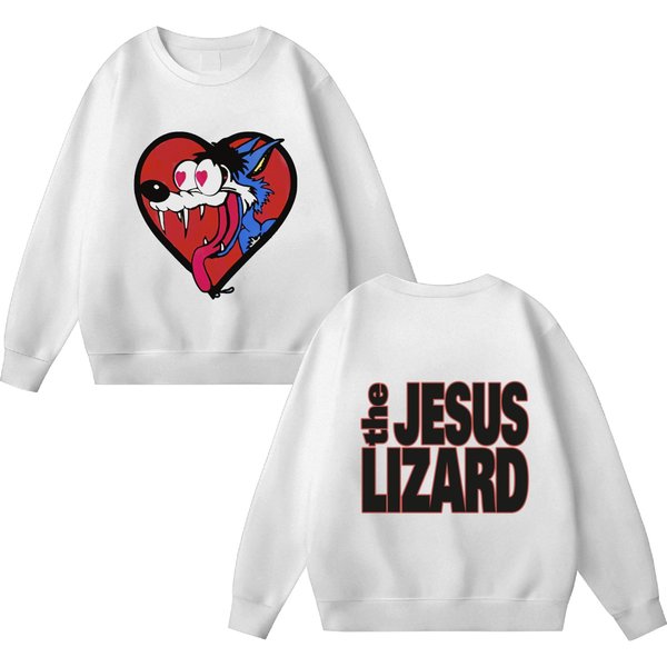 Jesus Lizards Fall Winter Tour 1994 Double Sided Sweatshirts, Jesus Lizards Nope Movie Double Sided Sweatshirts-image