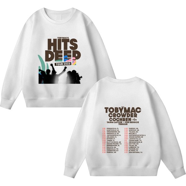 Tobymac Hits Deep Tour 2023 Sweatshirt, Toby Mac 2023 Tour Shirt, Tobymac Shirt-image