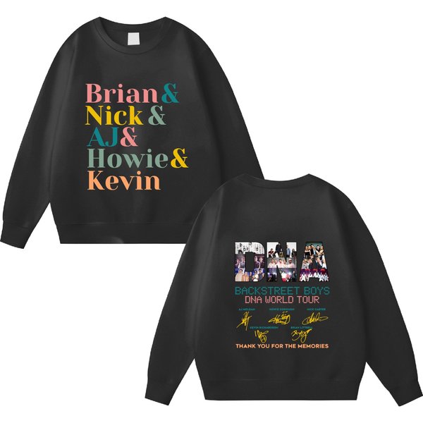 Backstreet Boys Double Sided Sweatshirts, Bsb Rock Double Sided Sweatshirts-image
