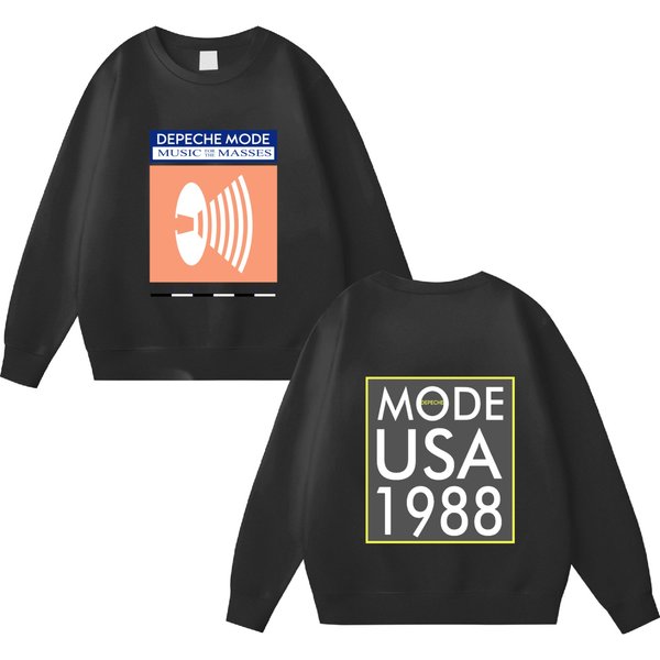 Vintage 1988 Depeche Mode Music For The Masses Tour Double Sided Sweatshirts-image