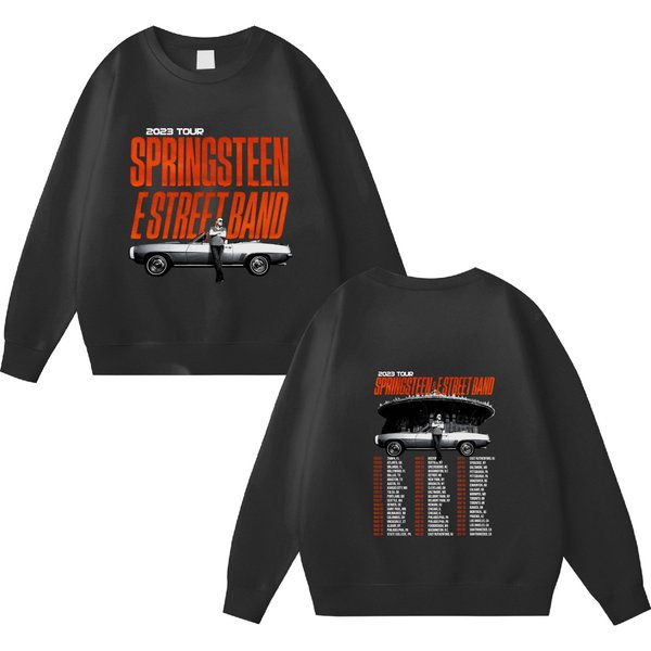 Bruces Springsteen Double Sided Sweatshirts 2023 Tour Springsteens