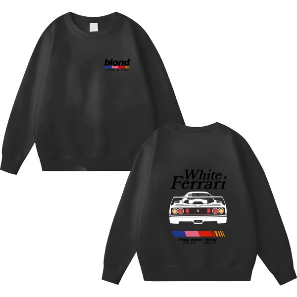 Frank Ocean Blond White Ferrar Double Sided Sweatshirts-image