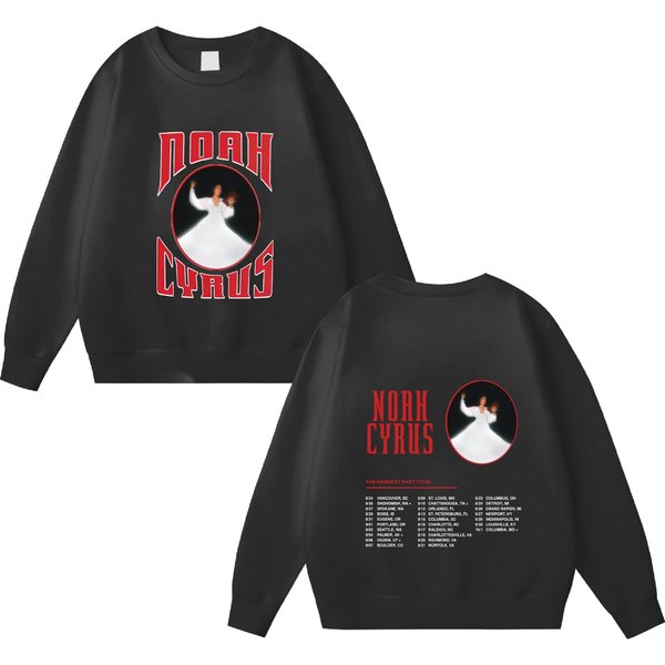 Noah Cyrus The Hardest Part Tour 2023 Double Sided Sweatshirts-image
