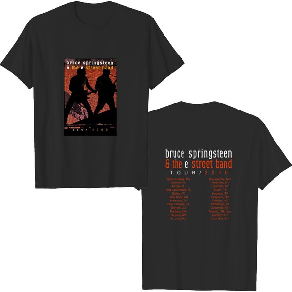 2000 Bruce Springsteen Tour Shirt Vintage T Shirt-image