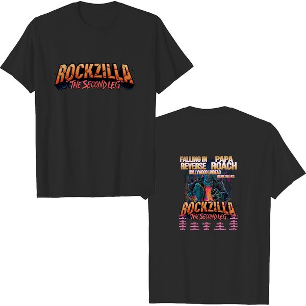 Rockzilla The Second Leg Tour 2023 T Shirt, Falling In Reserve Tee-image