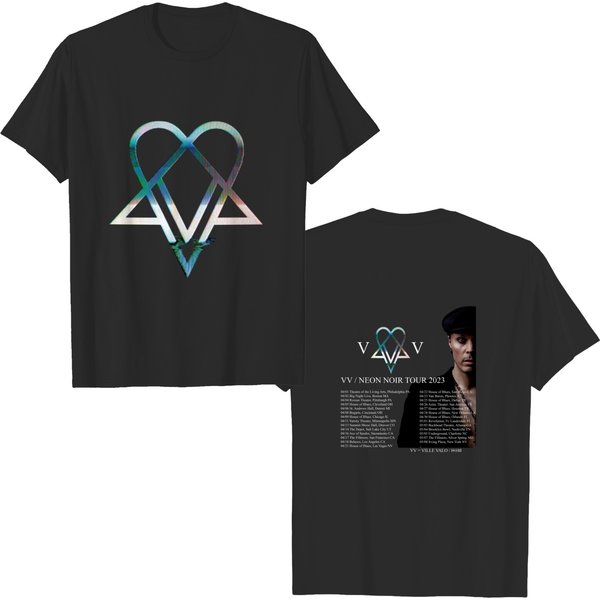 Vv Neon Noir Tour 2023, Ville Valo Tour Double Sided Shirt-image