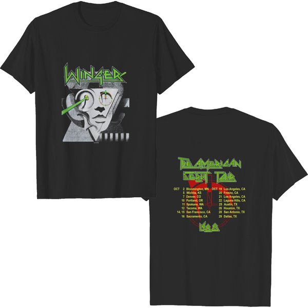 Vintage Winger 1988 Concert T Shirt-image
