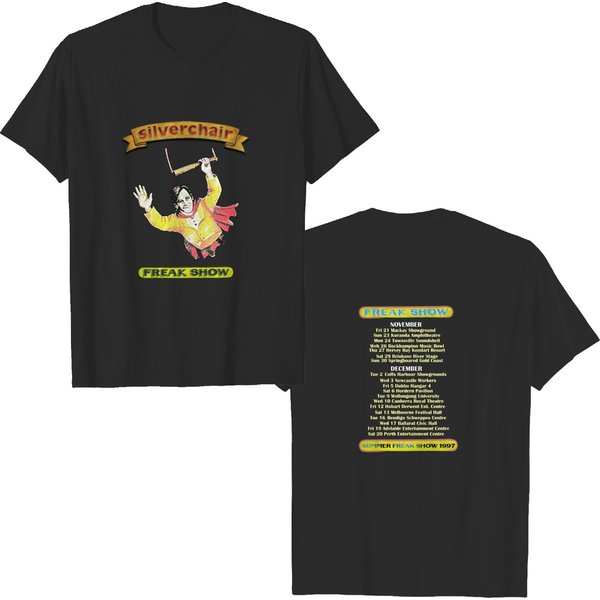 Silverchair Freak Show Tour 1997 T-Shirt, 90S Silverchair Rock Band Shirt, '97 Freak Show Tour Shirt-image