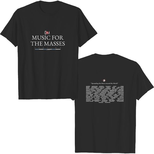 Vintage 1987 Depeche Mode Music For The Masses Tour T Shirt-image