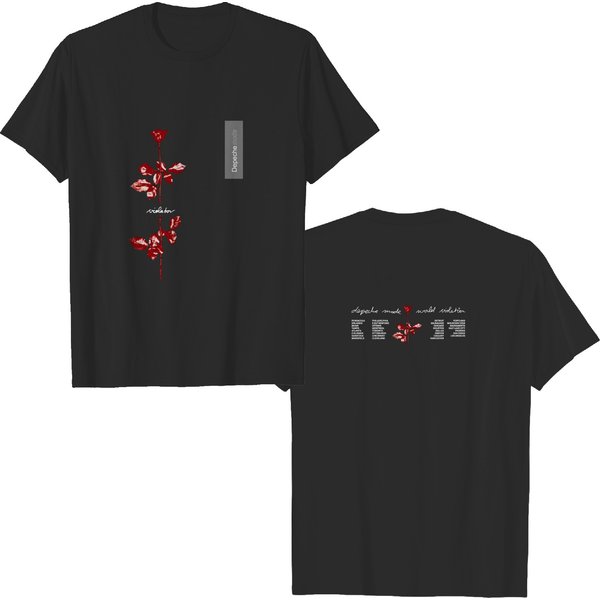 Vintage 1990 Depeche Mode World Violator Concert T-Shirt, Depeche Mode Shirt, 90S Violator Tour Shirt-image