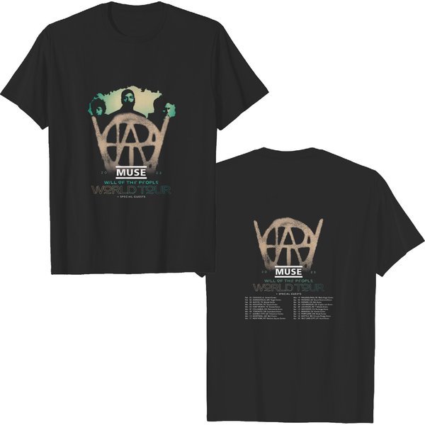 2023 Muse Band T-Shirt, Will Of The People Tour 2023 Shirt-image