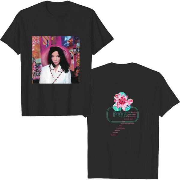 Vintage 1995 Bjrk Bjork Post Album Promo T-Shirt-image