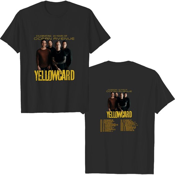 Yellowcard 2023 Tour Shirt, Yellowcard Fan Shirt-image