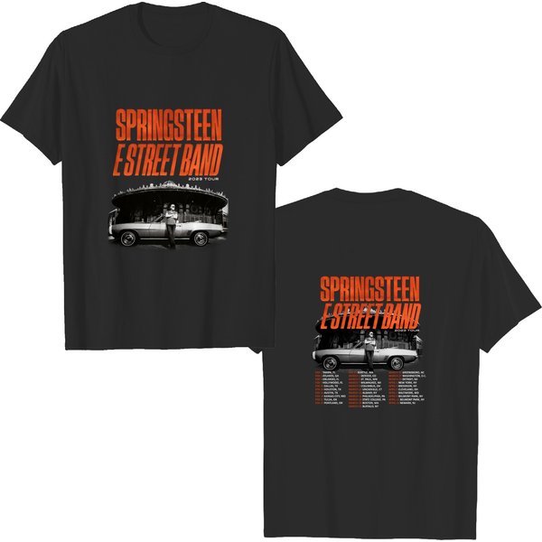 Vintage Bruce Springsteen Tour 2023 Music Shirt-image