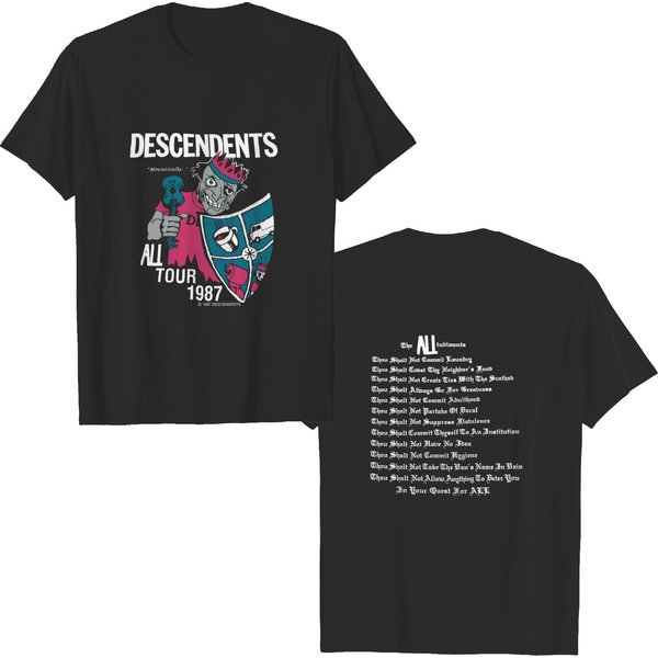 The Descendents Punk Rock Band All Tour 1987 T-Shirt-image