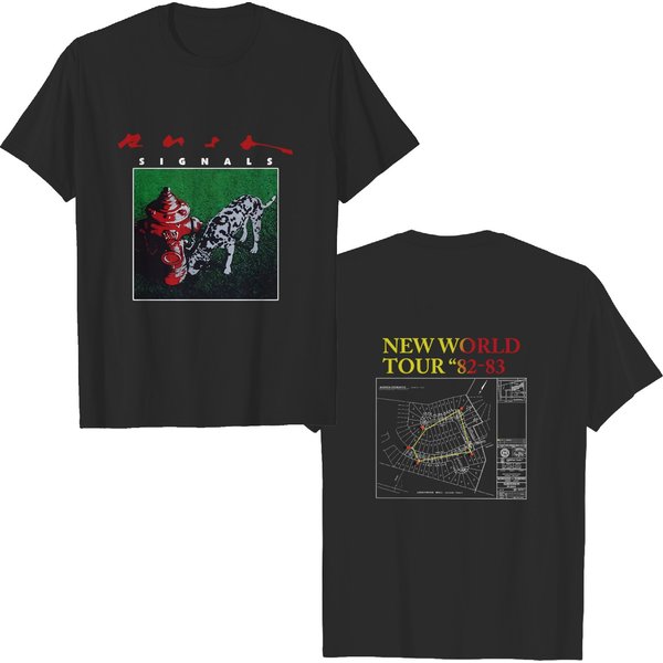 1982 Rush Signals New World Tour Sleeveless T-Shirt, Rush Band Shirt-image