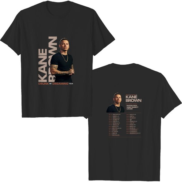 Kane Brown Music Tour 2023 Shirt, Drunk Or Dreaming Music Country-image