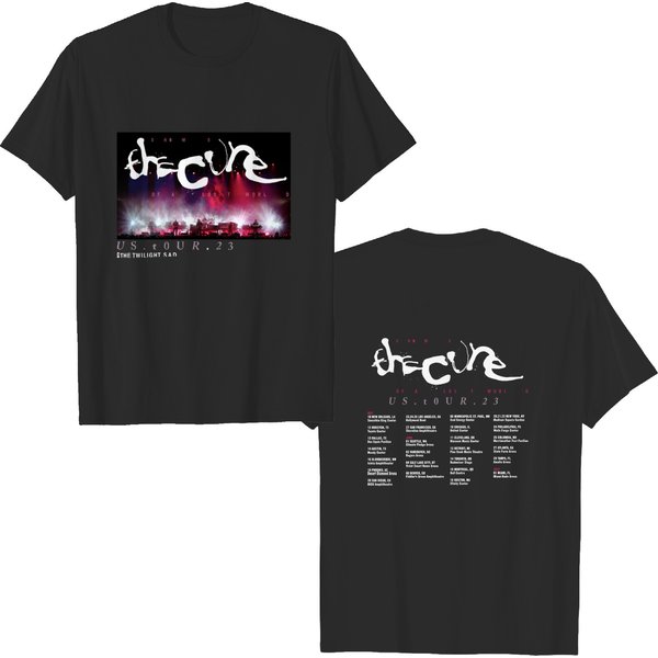 The Cure 2023 N American Tour T-Shirt, The Cure Shows Of A Lost World Us Tour 2023 T-Shirt-image