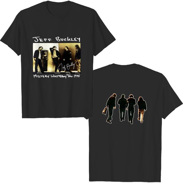 1995 Jeff Buckley Mystery Shirt Jeff Buckley Mystery White Boy Tour 1995 T-Shirt-image
