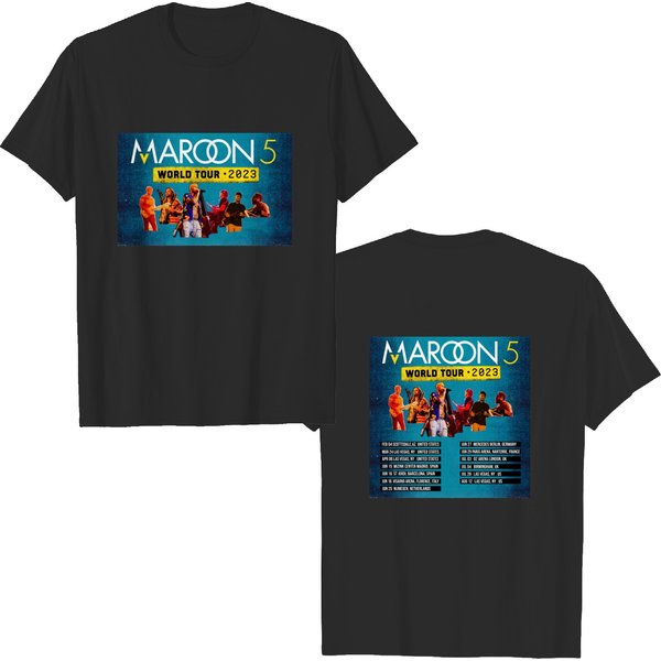 Maroon 5 2023 World Tour Double Sided T-Shirt-image