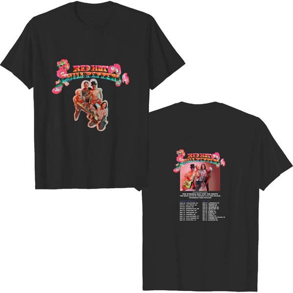 Red Hot Chili Peppers 2023 World Tour Shirt , Red Hot Chili Peppers Chicago T-Shirt-image