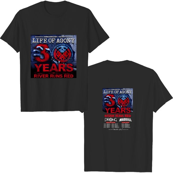 Life Of Agony '30 Years Of River Runs Red' Tour 2023 2-Side T-Shirt-image