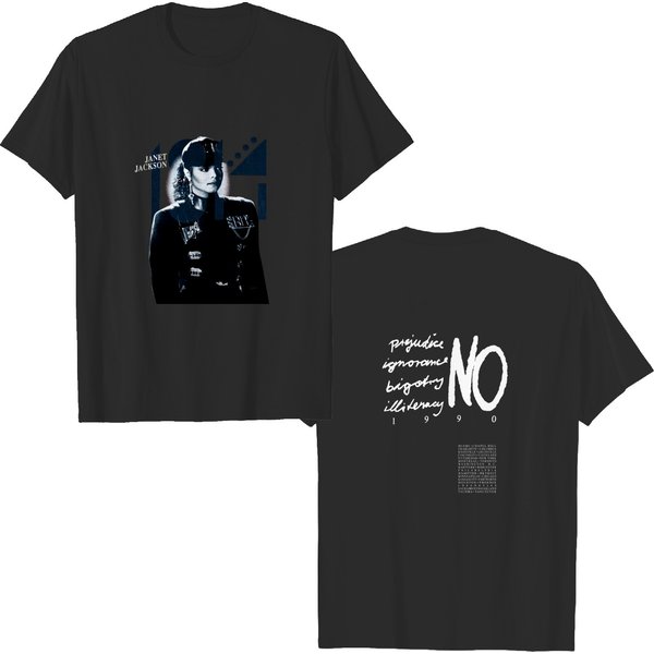 90S Janet Jackson Rhythm Nation World Tour T-Shirt-image
