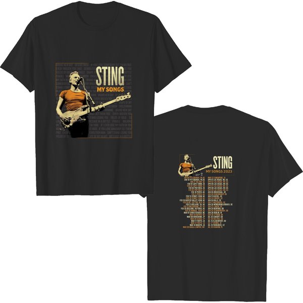Sting My Songs 2023 World Tour T-Shirt, Sting Concert Tour 2023 T-Shirt-image