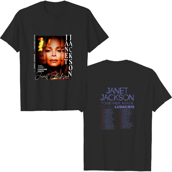 2023 Tour Janet Jackson Together Again Tour T-Shirt-image