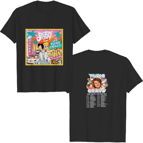Baby Gravy Tour 2023 Shirt, Yung Gravy And Bbno Tour 2023 Shirt-image