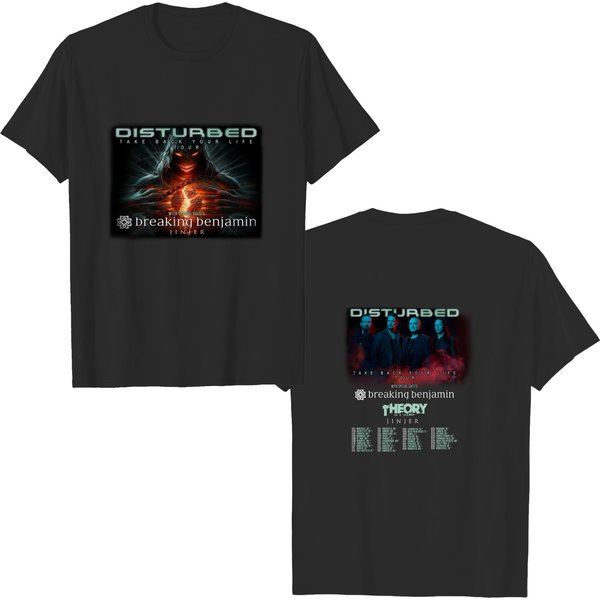Vintage Disturbed Tour Shirt Take Back Your Life Tour Shirt Disturbed Tour 2023 Shirt-image