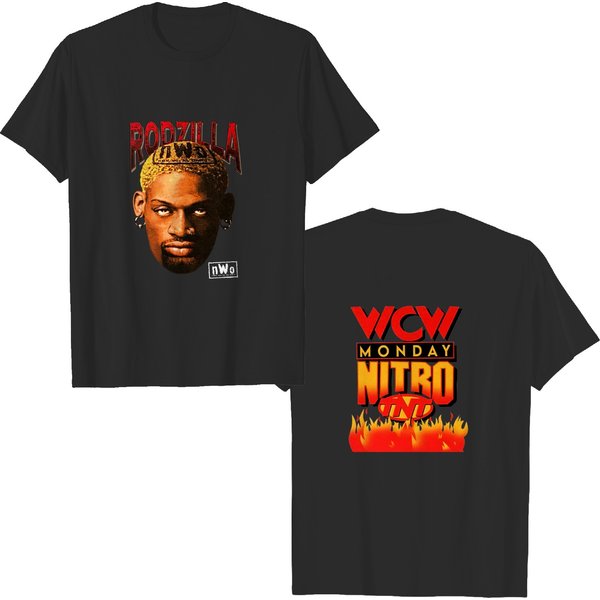 Vintage 90'S Rodzilla Dennis Rodman N.W.O Tee-image
