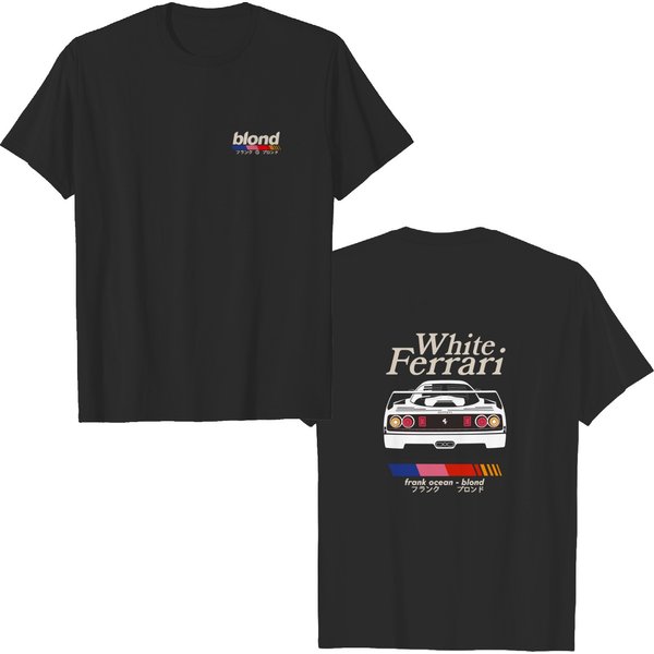 Frank Ocean Blond White Ferrar! Short Sleeve Shirt Vintage Style Tee-image