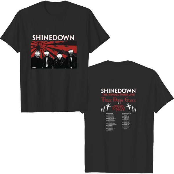 Shine Down Band The Revolutions Live 2023 Shirt,The Revolutions Live Tour 2023 Shine Down Band-image