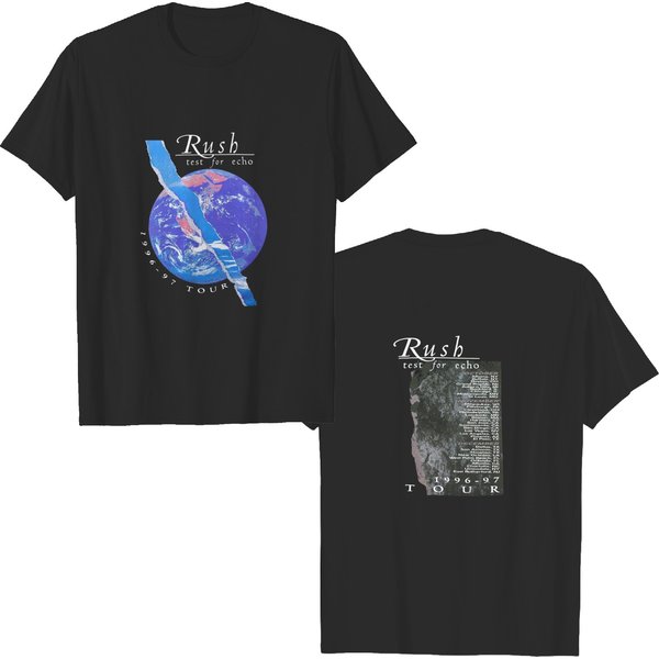 Rush Test For Echo 1996-97 Tour T-Shirt, Rush Band T-Shirt-image
